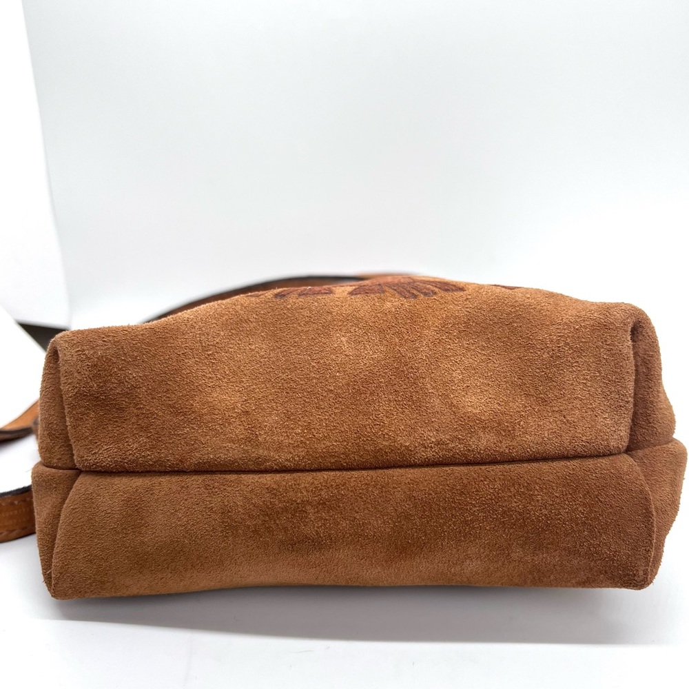 Vintage Suede Thunder Bird Cross Body Slim Bag - Picture 9 of 14